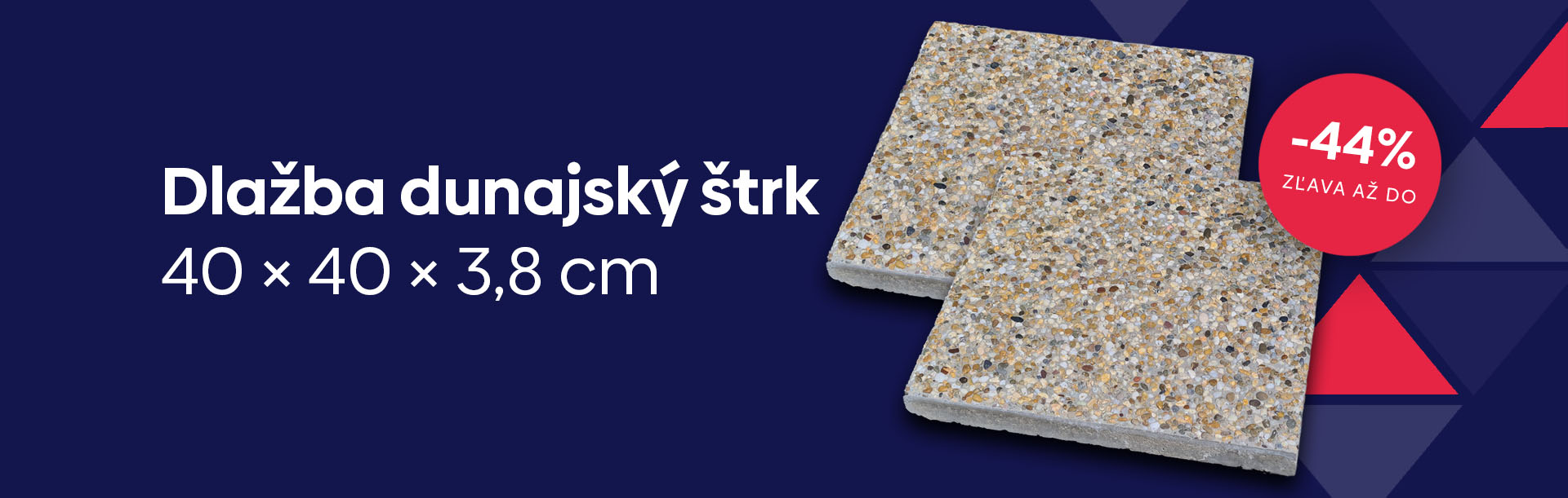 Dlažba Dunajský štrk